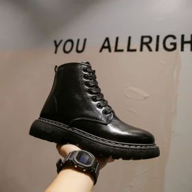 Men's Black Platform Doc Martens Boots (Option: Black X872-41)