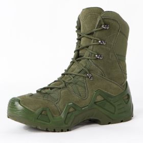 Military Fan Outdoor Boots Sports Tactics (Option: Green-High-44)